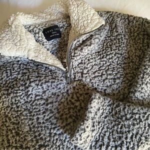 Lover Tree Soft Sherpa Quarter Zip Pullover